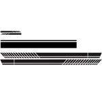 D-936 Stripe Pattern Car Modified Decorative Sticker, D-936
