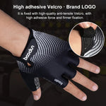 BOODUN 1096 Non-slip Wear-resistant Breathable Fitness Sports Silicone Gloves, S, M, XL