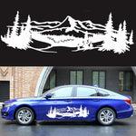 2 PCS/Set D-957 Mountains Pattern Car Modified Decorative Sticker, D-957