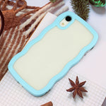 Candy Color Wave TPU Clear PC Phone Case, For iPhone XR, For iPhone XS Max, For iPhone 7 Plus / 8 Plus