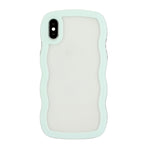 Candy Color Wave TPU Clear PC Phone Case, For iPhone XR, For iPhone XS Max, For iPhone 7 Plus / 8 Plus