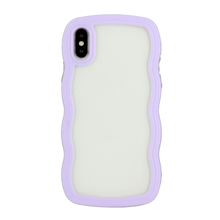 Candy Color Wave TPU Clear PC Phone Case, For iPhone XR, For iPhone XS Max, For iPhone 7 Plus / 8 Plus