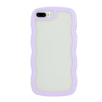 Candy Color Wave TPU Clear PC Phone Case, For iPhone XR, For iPhone XS Max, For iPhone 7 Plus / 8 Plus
