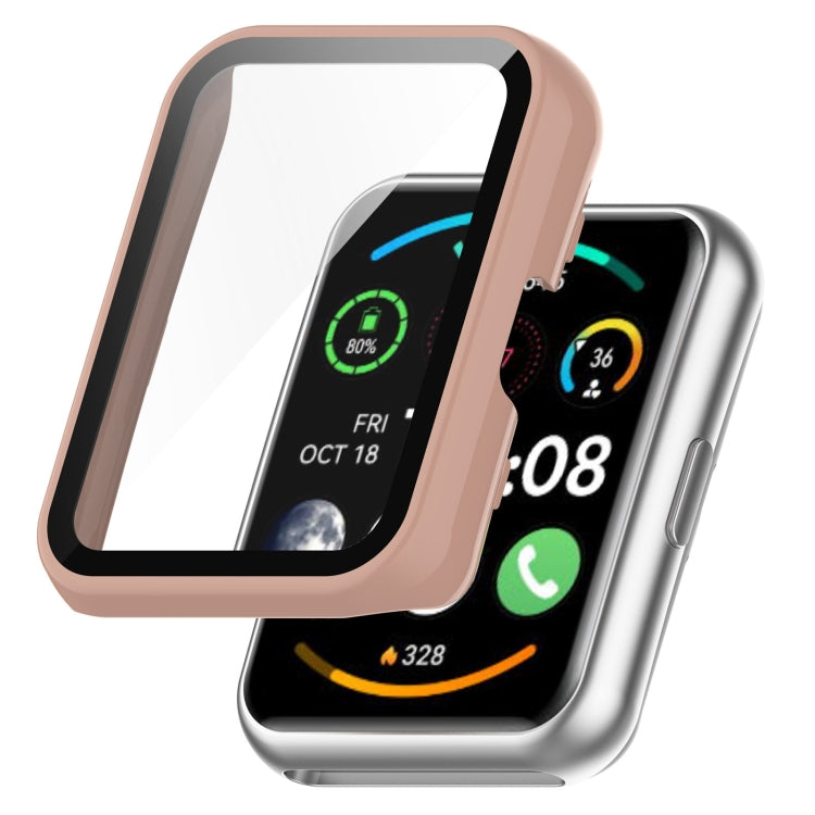 PC + Tempered Glass Integrated Watch Case, For Huawei Watch Fit 2 / Fit 2 Active