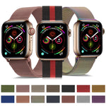 Milanese Stainless Steel Watch Band For Apple Watch Series, 7 45mm / 6&SE&5&4 44mm / 3&2&1 42mm, 7 41mm / 6&SE&5&4 40mm / 3&2&1 38mm
