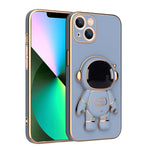 Plating Astronaut Holder Phone Case, For iPhone 11