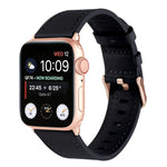 Universal Genuine Leather Watch Band For Apple Watch Series, 7 45mm / 6&SE&5&4 44mm / 3&2&1 42mm, 7 41mm / 6&SE&5&4 40mm / 3&2&1 38mm