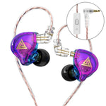 QKZ AK6 PLUS HiFi Bass Detachable Audio Cable Dynamic Heavy Bass Wired Earphone, with Mic, without Mic