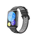 Two-color Silicone Watch Band, For Huawei Watch Fit 2
