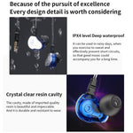 QKZ F910 In-Ear Subwoofer Dual Dynamic Earphone
