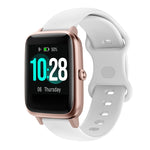 For Xiaomi Haylou Smart Watch LS01 19mm Butterfly Buckle Silicone Watch Band