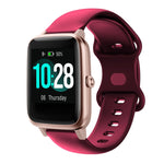 For Xiaomi Haylou Smart Watch LS01 19mm Butterfly Buckle Silicone Watch Band