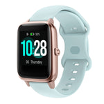For Xiaomi Haylou Smart Watch LS01 19mm Butterfly Buckle Silicone Watch Band