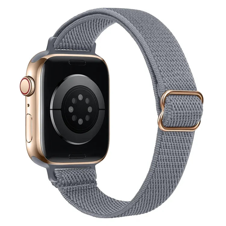 Small Waist Nylon Watch Band For Apple Watch Series, 7 45mm / 6&SE&5&4 44mm / 3&2&1 42mm, 7 41mm / 6&SE&5&4 40mm / 3&2&1 38mm