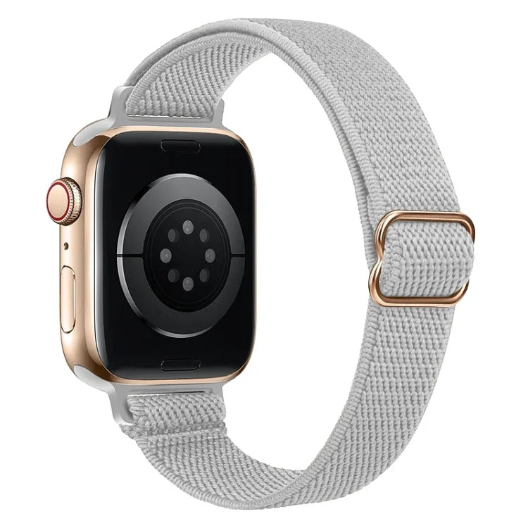 Small Waist Nylon Watch Band For Apple Watch Series, 7 45mm / 6&SE&5&4 44mm / 3&2&1 42mm, 7 41mm / 6&SE&5&4 40mm / 3&2&1 38mm
