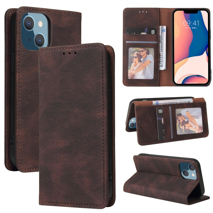 Simple Suction Closure Horizontal Flip Leather Case, For iPhone 14, For iPhone 14 Plus, For iPhone 14 Pro, For iPhone 14 Pro Max