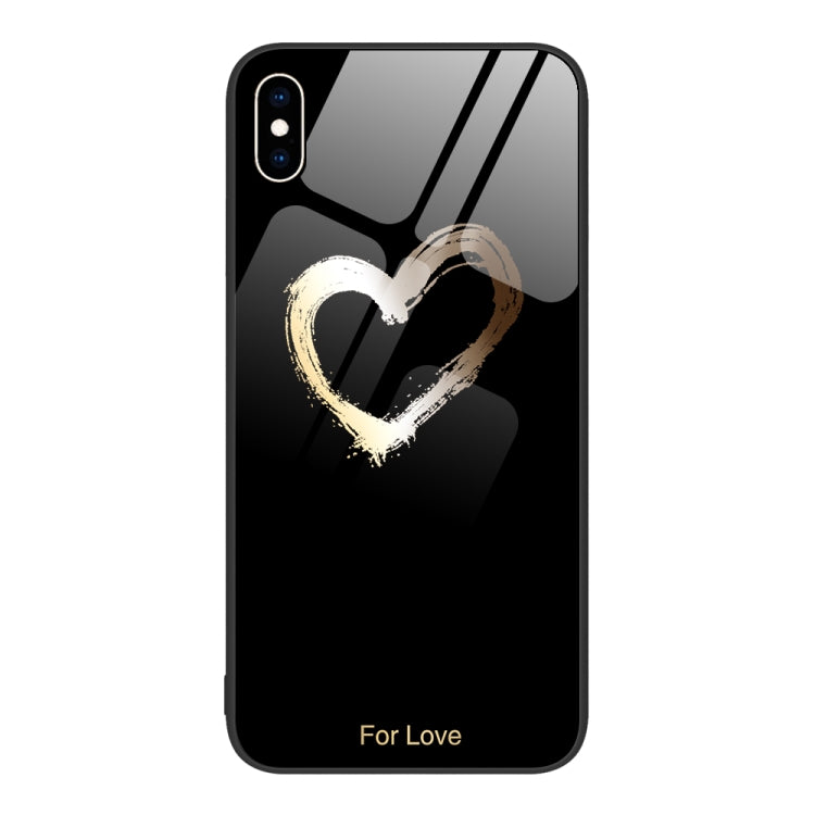 Colorful Painted Glass Phone Case, For iPhone XS Max, For iPhone XR
