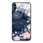 Colorful Painted Glass Phone Case, For iPhone XS Max, For iPhone XR