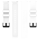 20mm Step Silicone Strap Stainless Steel Black Buckle, For Amazfit Bip 3