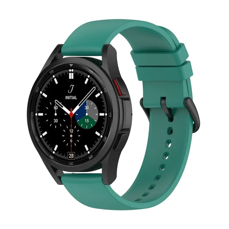 20mm Round Tail Silicone Watch Band, For Samsung Galaxy Watch 5 40mm, For Samsung Galaxy Watch 5 44mm, For Samsung Galaxy Watch 5 Pro 45mm