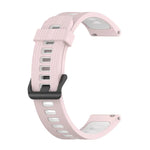 20mm Two-color Stripe Silicone Watch Band, For Samsung Galaxy Watch 5 40mm, For Samsung Galaxy Watch 5 44mm, For Samsung Galaxy Watch 5 Pro 45mm