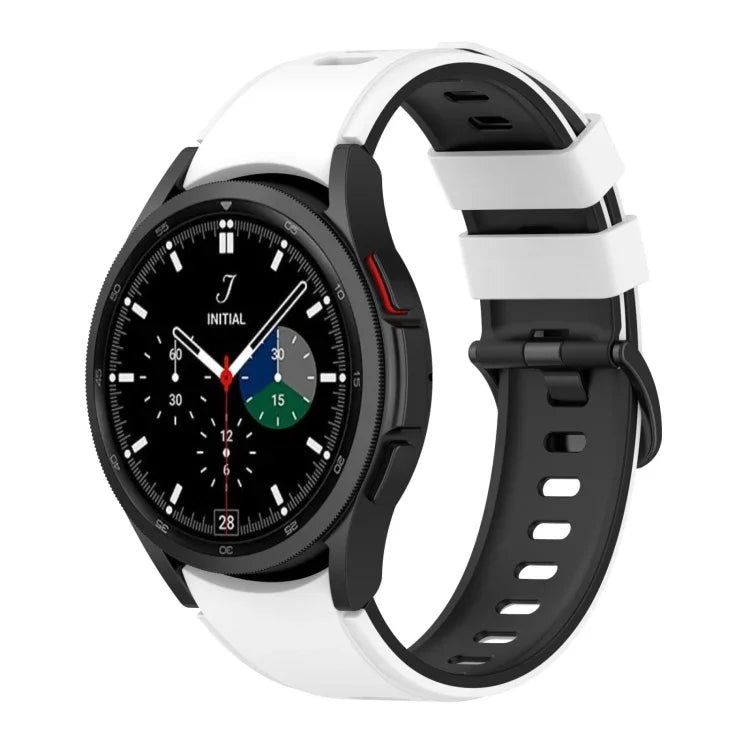 Two-color Silicone Strap Watch Band, For Samsung Galaxy Watch5 Pro 45mm/5 44mm/5 40mm