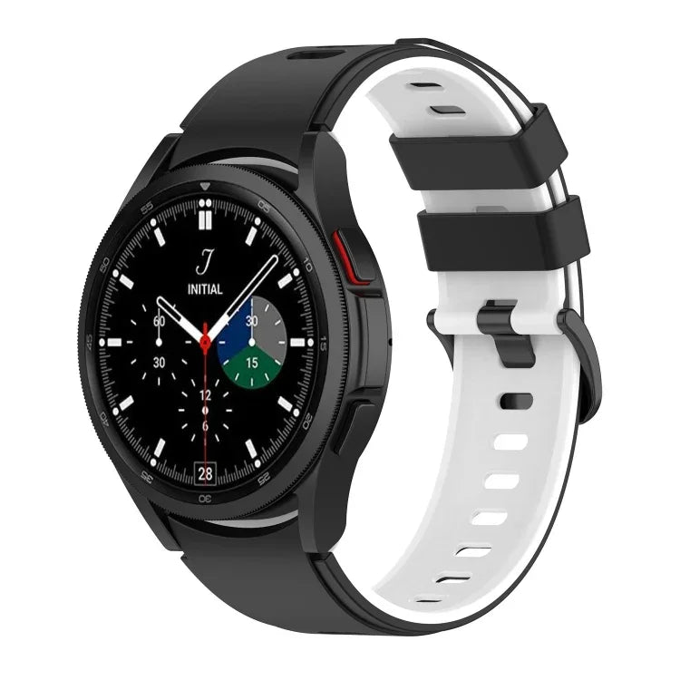 Two-color Silicone Strap Watch Band, For Samsung Galaxy Watch5 Pro 45mm/5 44mm/5 40mm
