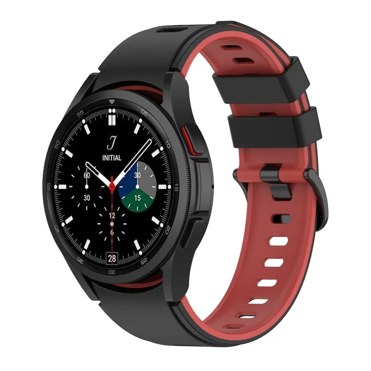 Two-color Silicone Strap Watch Band, For Samsung Galaxy Watch5 Pro 45mm/5 44mm/5 40mm