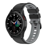 Two-color Silicone Strap Watch Band, For Samsung Galaxy Watch5 Pro 45mm/5 44mm/5 40mm
