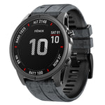 Camouflage Silicone Watch Band, For Garmin Fenix 7, For Garmin Fenix 7X