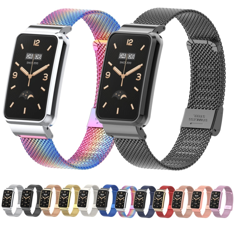 Milan Buckle Steel Metal Watch Band, For Xiaomi Mi Band 7 Pro