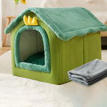 House Type Universal Removable and Washable Pet Dog Cat Bed Pet Supplies, S