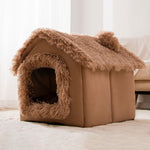 House Type Universal Removable and Washable Pet Dog Cat Bed Pet Supplies, M