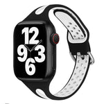 Water Drop Silicone Watch Band For Apple Watch Series, 7 41mm / 6&SE&5&4 40mm / 3&2&1 38mm, 7 45mm / 6&SE&5&4 44mm / 3&2&1 42mm