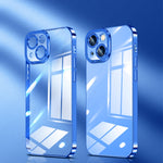 Crystal Plated High Transparency Phone Case, For iPhone 14, For iPhone 14 Plus, For iPhone 14 Pro, For iPhone 14 Pro Max