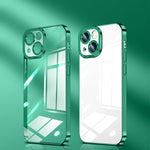 Crystal Plated High Transparency Phone Case, For iPhone 14, For iPhone 14 Plus, For iPhone 14 Pro, For iPhone 14 Pro Max