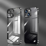 Crystal Plated High Transparency Phone Case, For iPhone 14, For iPhone 14 Plus, For iPhone 14 Pro, For iPhone 14 Pro Max