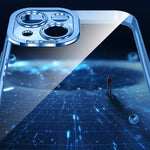 Crystal Plated High Transparency Phone Case, For iPhone 14, For iPhone 14 Plus, For iPhone 14 Pro, For iPhone 14 Pro Max