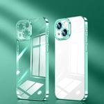 Crystal Plated High Transparency Phone Case, For iPhone 14, For iPhone 14 Plus, For iPhone 14 Pro, For iPhone 14 Pro Max