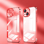 Crystal Plated High Transparency Phone Case, For iPhone 13, For iPhone 13 Pro, For iPhone 13 Pro Max, For iPhone 12 mini