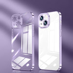 Crystal Plated High Transparency Phone Case, For iPhone 13, For iPhone 13 Pro, For iPhone 13 Pro Max, For iPhone 12 mini