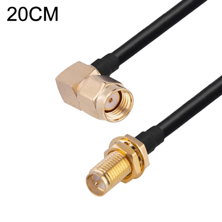 RG174 RF Coaxial Adapter Cable, Length: 20cm, 20cm RP-SMA Male to RP-SMA Female, 20cm RP-SMA Male to RP-SMA Male, 20cm RP-SMA Male to SMA Female, 20cm RP-SMA Male to SMA Male, 20cm SMA Male to SMA Female, 20cm SMA Male to RP-SMA Female                 ...