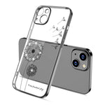 Electroplating Diamond Dandelion TPU Phone Case, For iPhone 14, For iPhone 14 Plus, For iPhone 14 Pro, For iPhone 14 Pro Max