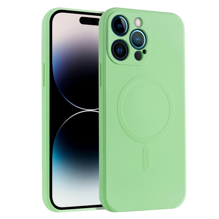 Liquid Silicone Full Coverage Magsafe Phone Case, For iPhone 14, For iPhone 14 Plus, For iPhone 14 Pro, For iPhone 14 Pro Max