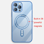 Classic Electroplating Magsafe Phone Case, For iPhone 14, For iPhone 14 Plus, For iPhone 14 Pro, For iPhone 14 Pro Max
