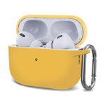 Silicone Thickening Wireless Earphone Protective Case with Hook, For AirPods Pro 2