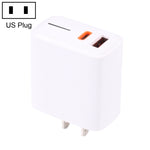 LZ-1130 PD 20W Type-C+QC 3.0 USB Fast Charger, 20W EU Plug, 20W US Plug