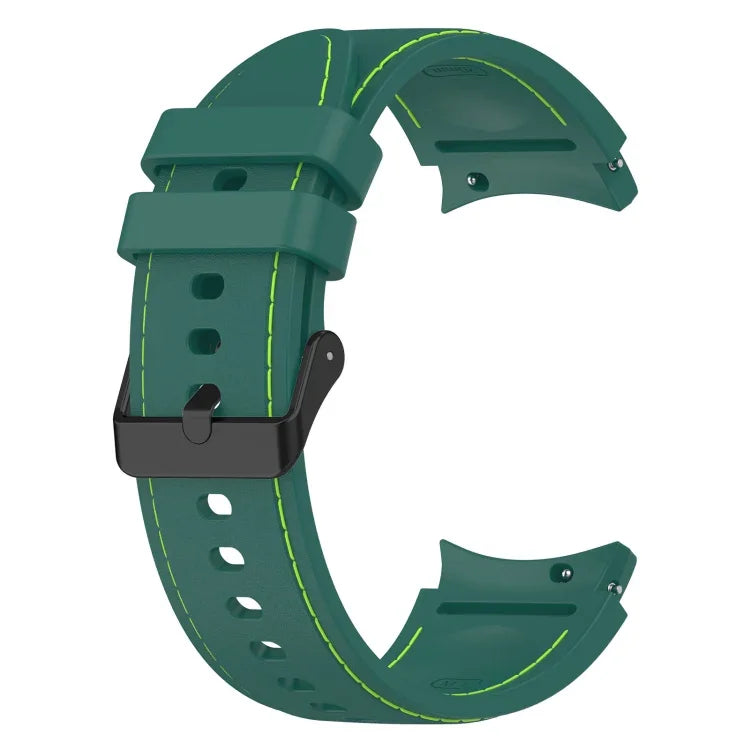 Leather Texture Silicone Watch Band, For Samsung Galaxy Watch5 / Watch5 Pro /  Watch4