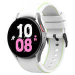 Leather Texture Silicone Watch Band, For Samsung Galaxy Watch5 / Watch5 Pro /  Watch4