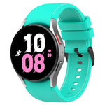 Leather Texture Silicone Watch Band, For Samsung Galaxy Watch5 / Watch5 Pro /  Watch4